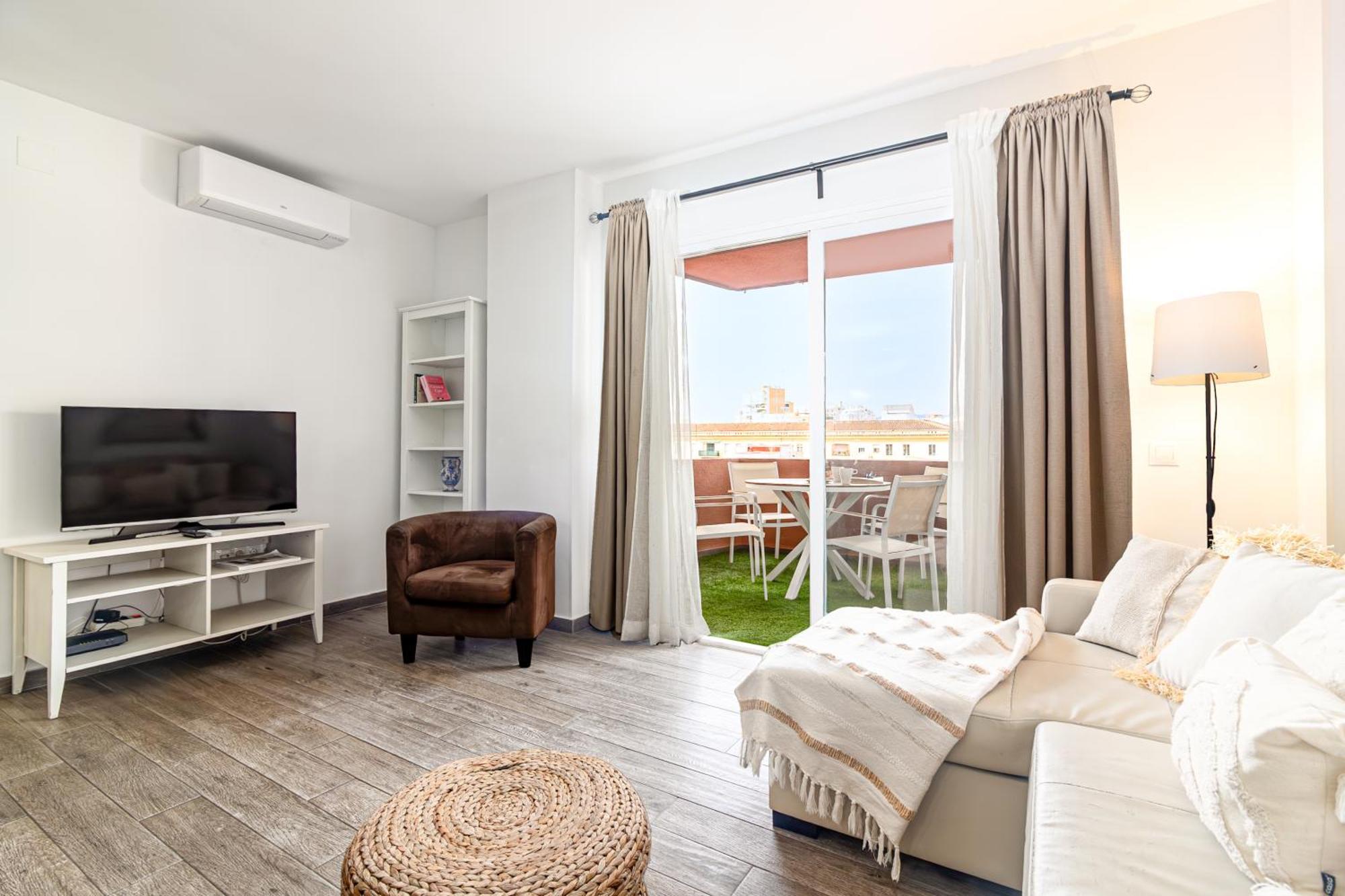Malaga Center Flat Beach & Terrace エクステリア 写真
